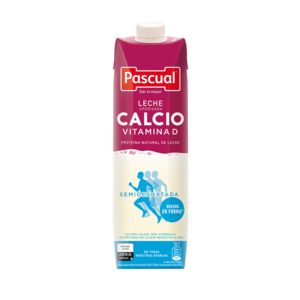 PASCUAL leche semidesnatada calcio envase 1 lt