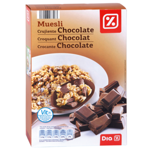 DIA cereales muesli con chocolate paquete 500 gr