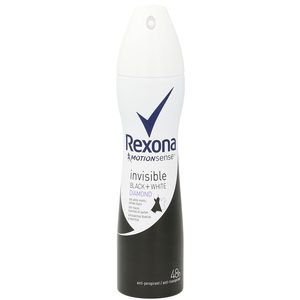 REXONA desodorante invisible on black + white spray 200 ml