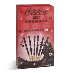 DIA GALLETECA sticks de galleta con chocolate negro caja 75 gr