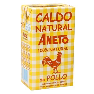 ANETO caldo natural de pollo envase 1,04 lt