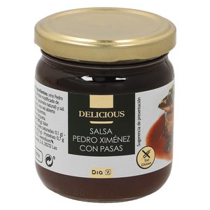 DIA DELICIOUS salsa pedro ximenéz con pasas fraco 215 gr 