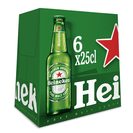 HEINEKEN cerveza pack 6 botellas 25 cl