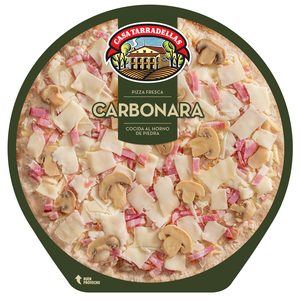 CASA TARRADELLAS pizza carbonara envase 400 gr