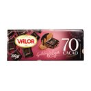 VALOR chocolate negro 70% con galleta belga tableta 200 gr