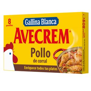 GALLINA BLANCA avecrem pollo estuche 8 pastillas