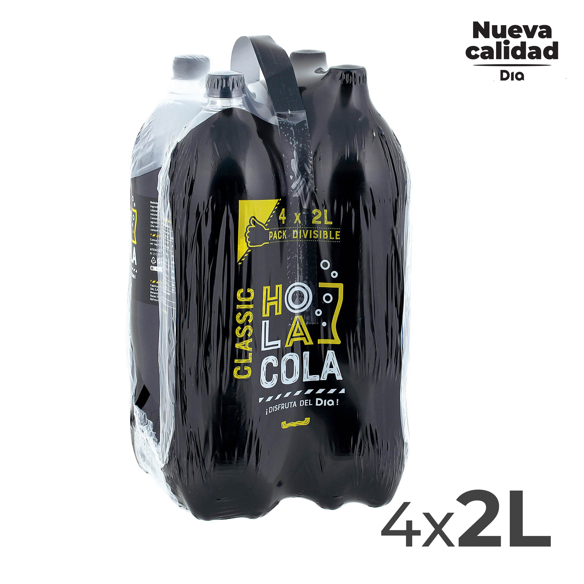 Refresco de cola Hola Cola botella 4 x 2 l - Supermercados DIA