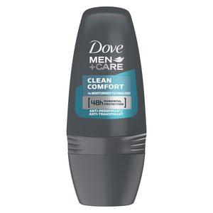 DOVE Men desodorante clean confort roll on 50 ml