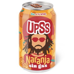 DIA UPSS refresco de naranja sin gas lata 33 cl