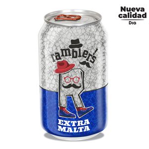 DIA RAMBLERS cerveza extra malta lata 33 cl