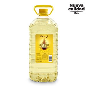 DIASOL aceite refinado de girasol garrafa 5 lt