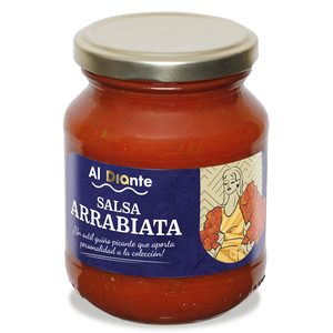 DIA AL DIANTE salsa arrabiata frasco 300 gr