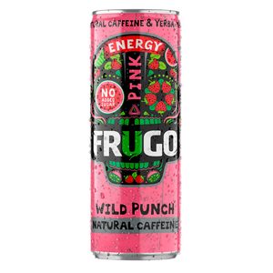 FRUGO bebida energética wild pink lata 33 cl