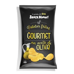 DIA SNACK MANIAC patatas gourmet en aceite de oliva bolsa 150 gr