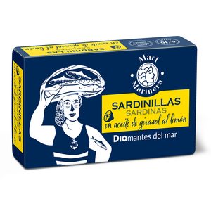 DIA MARI MARINERA  sardinillas en aceite de girasol al limón lata 65 gr